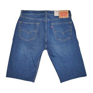 Levi's 505 Cut Off Jean Shorts Men’s Size 34 Medium Wash Denim Jorts